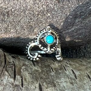 💍 Silver Turquoise Ring